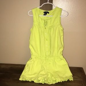 Sleeveless romper shorts,